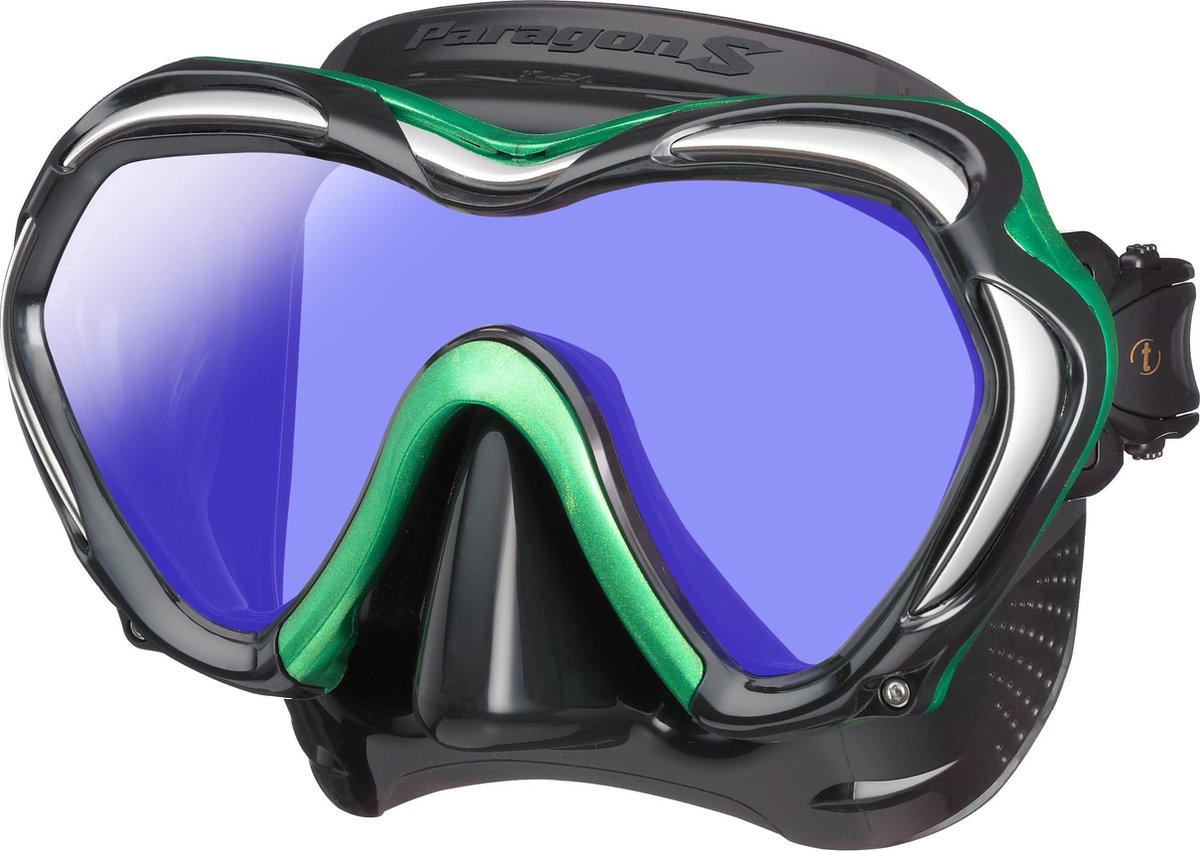 Tusa Paragon S Duikbril - Doorlopend Glas - Siliconen