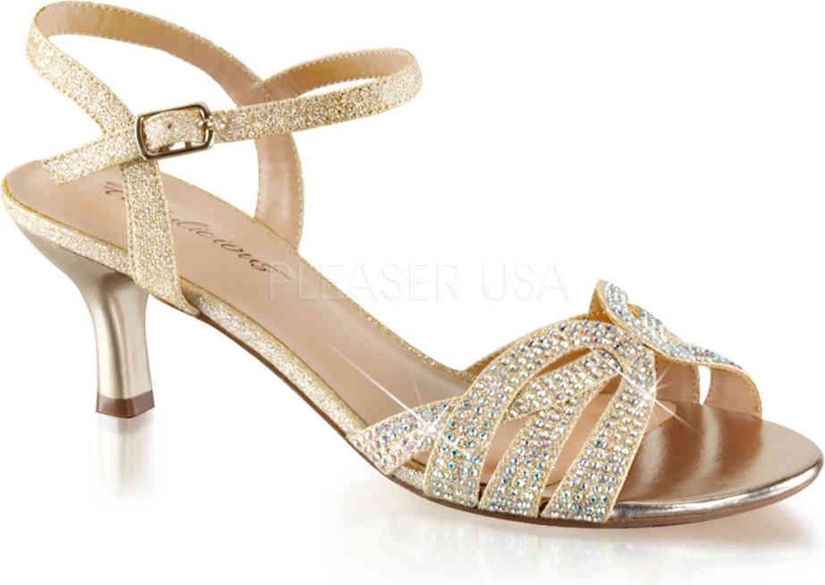 Fabulicious Hoge hakken -41 Shoes- AUDREY-03 US 11 Champagne