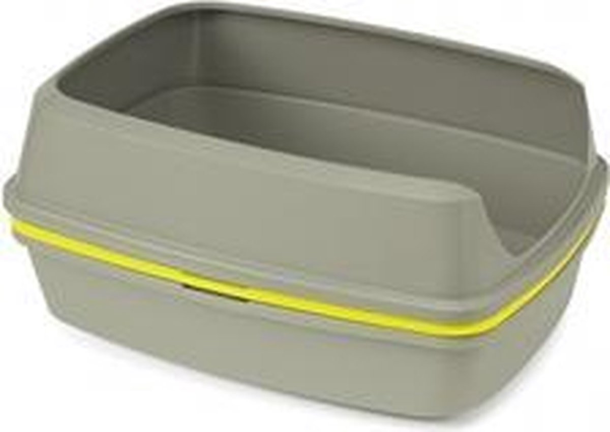 Moderna kattenbak lift to sift grijs / geel - 57 cm - 1 stuks