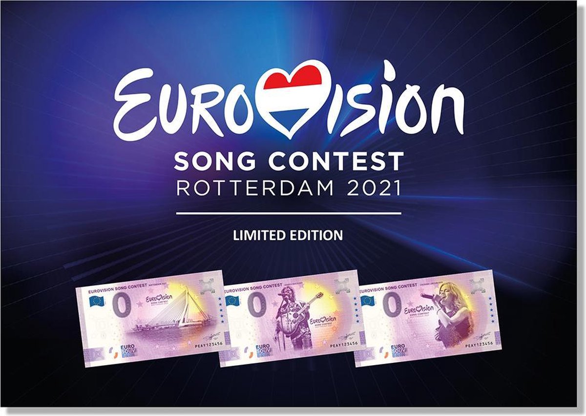 Eurovisie Songfestival 2021 souvenir biljetten Gift Set