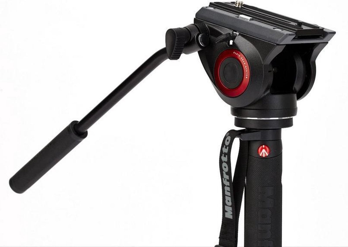 Manfrotto Video Monopod Alu 4 sectie met MVH500 head