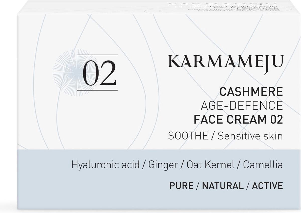 Karmameju CASHMERE Face Cream VEGAN 100% Natuurlijk dagcreme/ nachtcreme