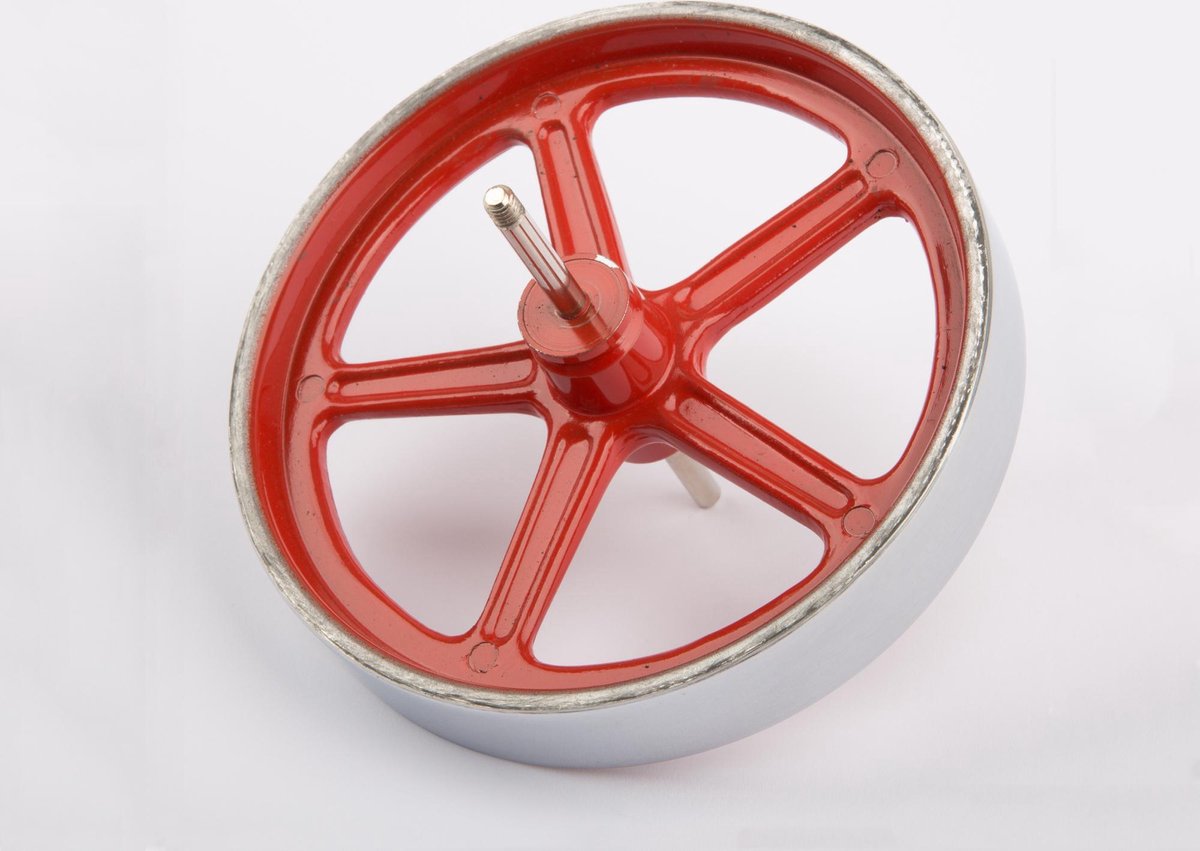 Wilesco - Schwungrad 100 Mm Rot/nickel D20 D24 - WIL01690 - modelbouwsets