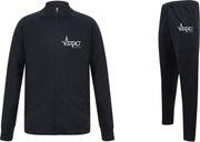 FitProWear Trainingspak Unisex Donkerblauw - Maat L -  Dames - Heren - Trainingsjack - Trainingsbroek - Joggingspak - Trainingsjas - Sportkleding - Sportbroek - Trainingskleding - Fitness - Voetbal - Basketball - Polyester Trainingspak - 100% Polyest