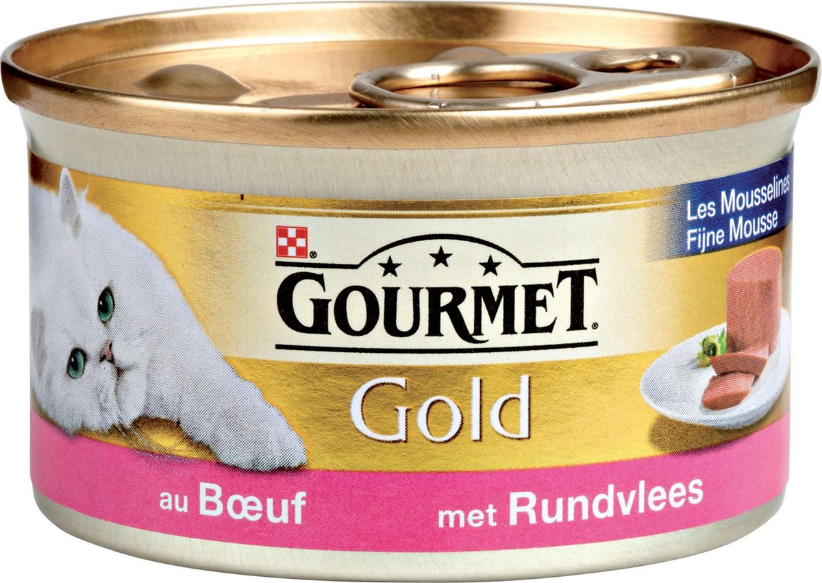 Gourmet Gold Mousse - Kattenvoer Rund - 24 x 85 g