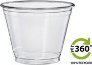 Salad & Smoothiebeker PET360® laag model 270cc /9oz - 1.000 stuks