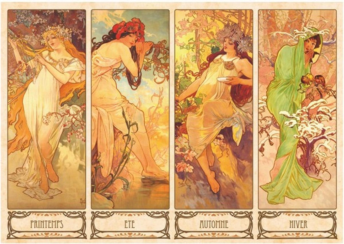 Alphonso Mucha - De vier seizoenen D-Toys
