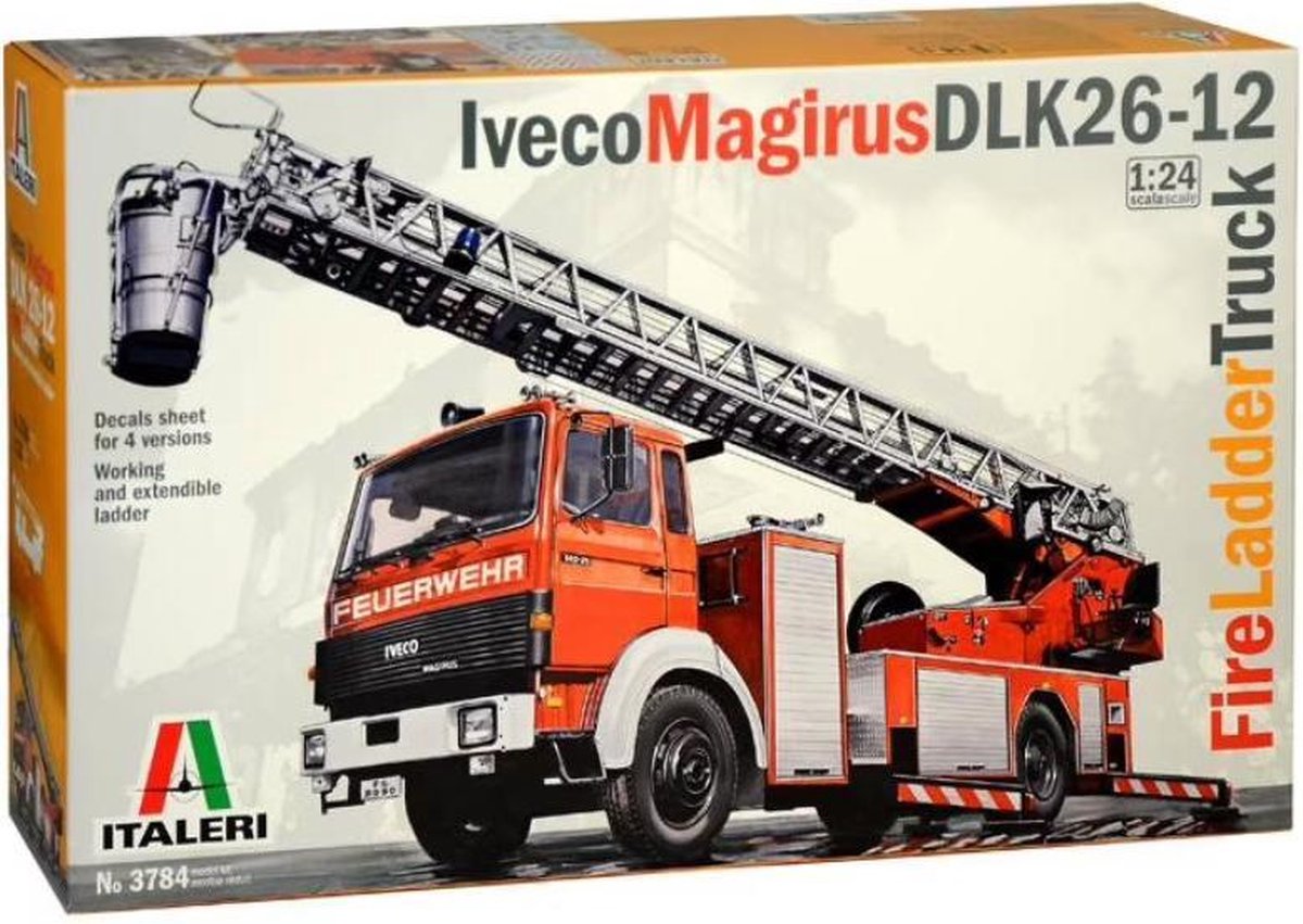 Iveco-magirus Dlk 23-12 Brandweer Truck (modelbouw
