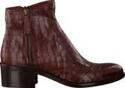 Notre-V 07a-202 Enkellaarsjes - Enkelboots - Dames - Bruin - Maat 38