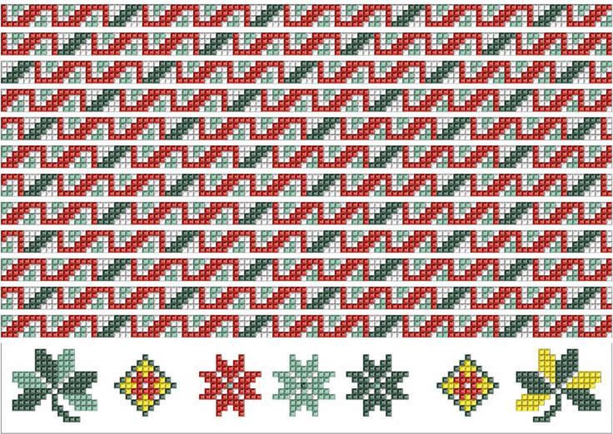 Diamond Painting Stickers- strepen- NR.3
