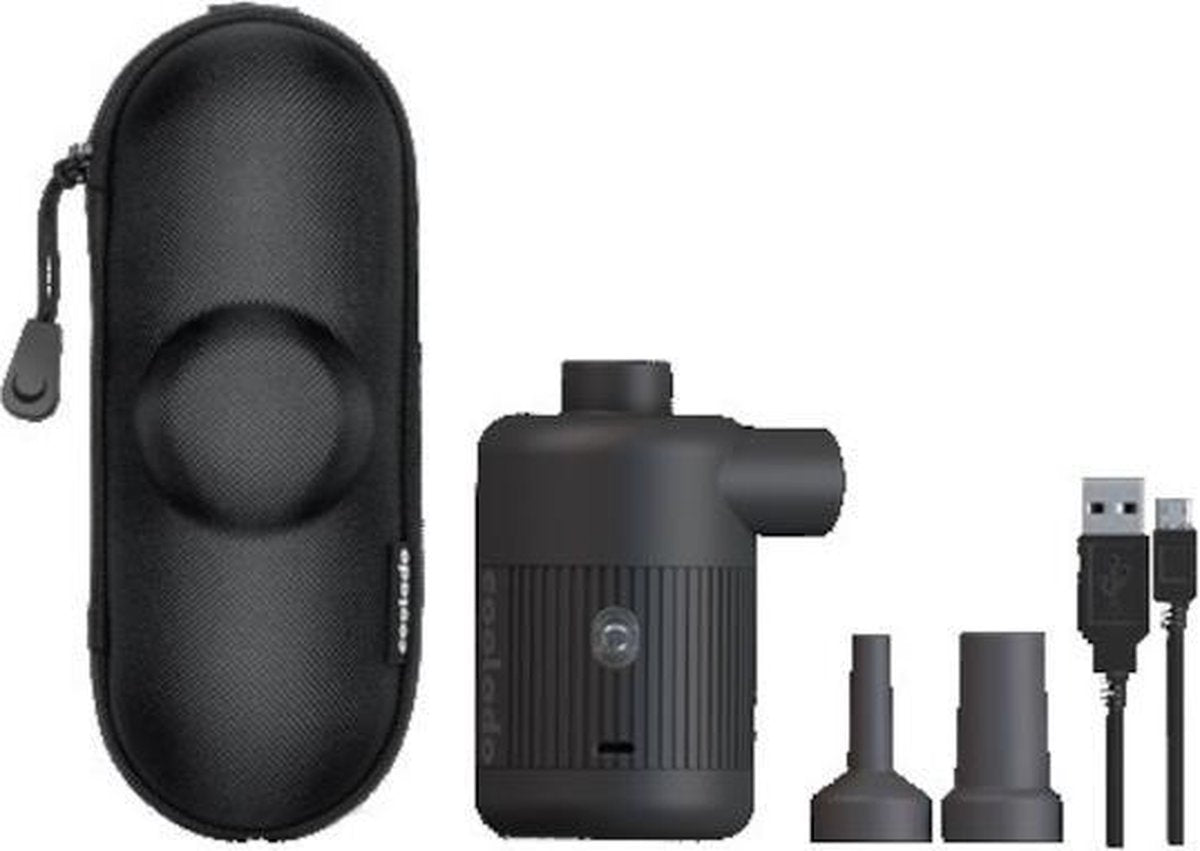 Coolado opblaas luchtbed pomp ePump - USB herlaadbaar - Zwart