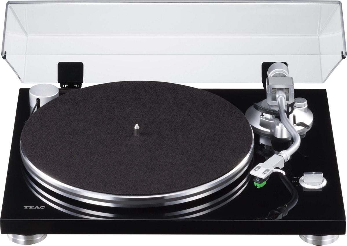 TEAC TN-3B Draaitafel met riemaandrijving Zwart
