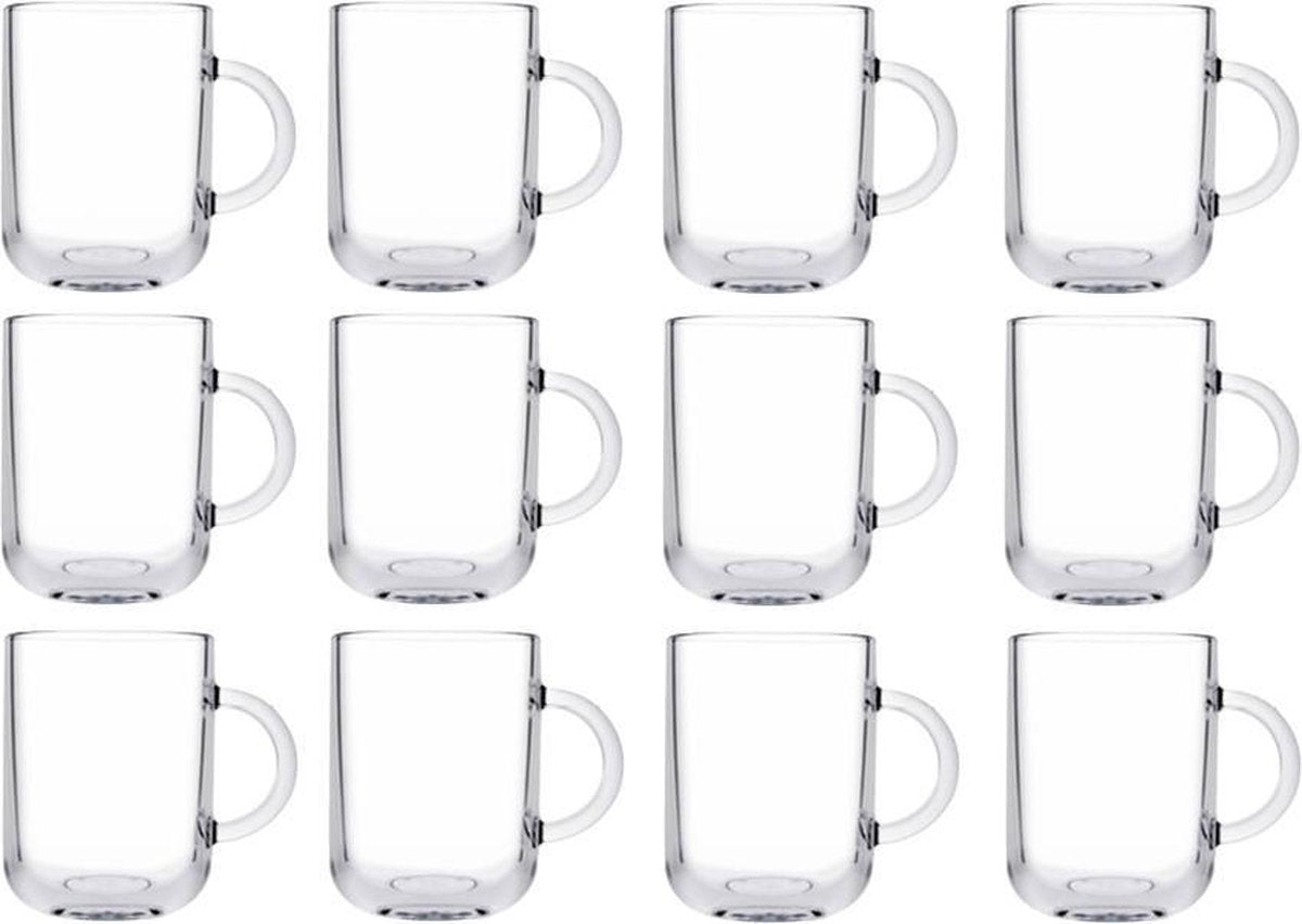 Pasabahce Theeglas Iconic 33 cl - Hardglas Transparant 12 stuk(s)