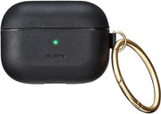 ESR AirPods Pro hoesje - Metro Leather Airpods Pro Case - Zwart - met gratis haak