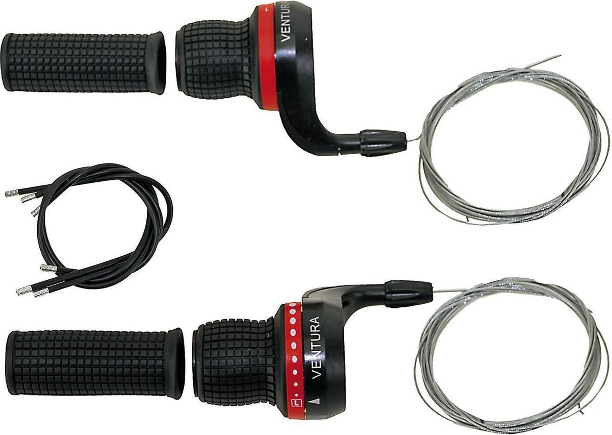 Ventura Shifters Met Handgreep 21 Speed Zwart