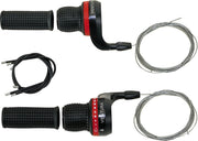 Ventura Shifters Met Handgreep 21 Speed Zwart