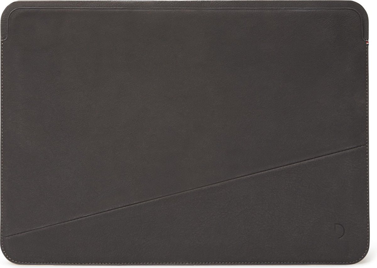 DECODED Frame Sleeve voor Macbook 13" | Full Grain Leer (Antraciet)