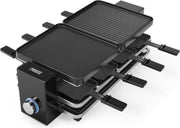 Princess gourmetstel / raclette Pure Black 8-persoons