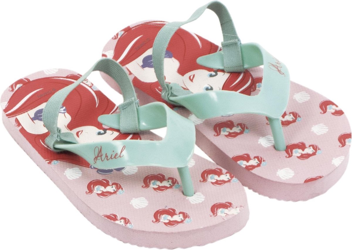 Disney Teenslippers Zeemeermin Ariël Eva Turquoise Maat 26