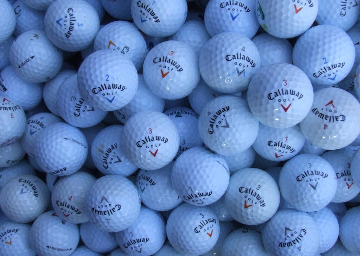 Golfballen gebruikt/lakeballs Callaway mix AAA klasse 100 stuks.