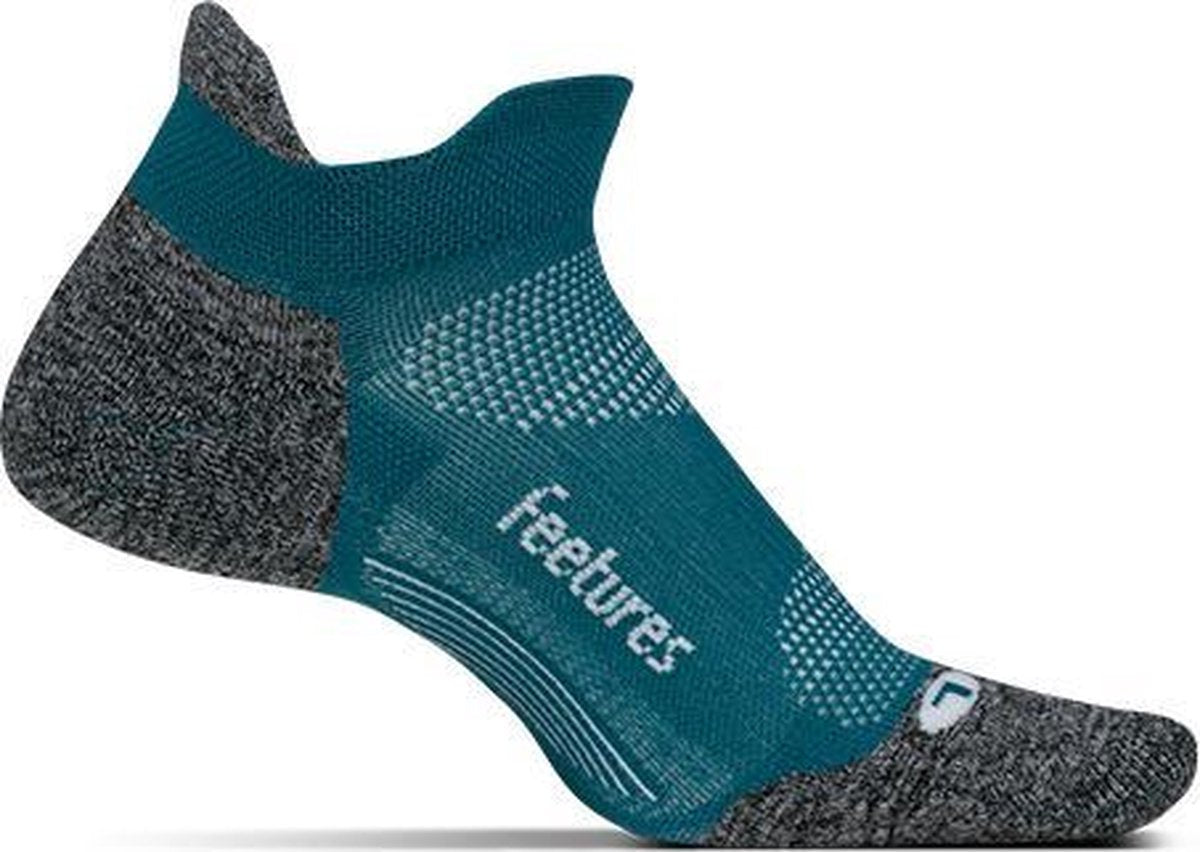 Feetures Elite Light Cushion No Show Tab - Emerald - Hardloopsokken - Sportsokken - Extra Large - 47/51
