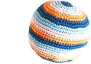 Pebble Organic rammelaar - ball - rainbow - fairtrade - duurzaam