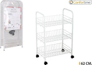 WITMETAAL 62cm GROENTEHANDELAAR 3pisos CONFORTIME