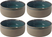 Kom Ø 16x4cm Blauw Table Tales Azur - set 4 stuks