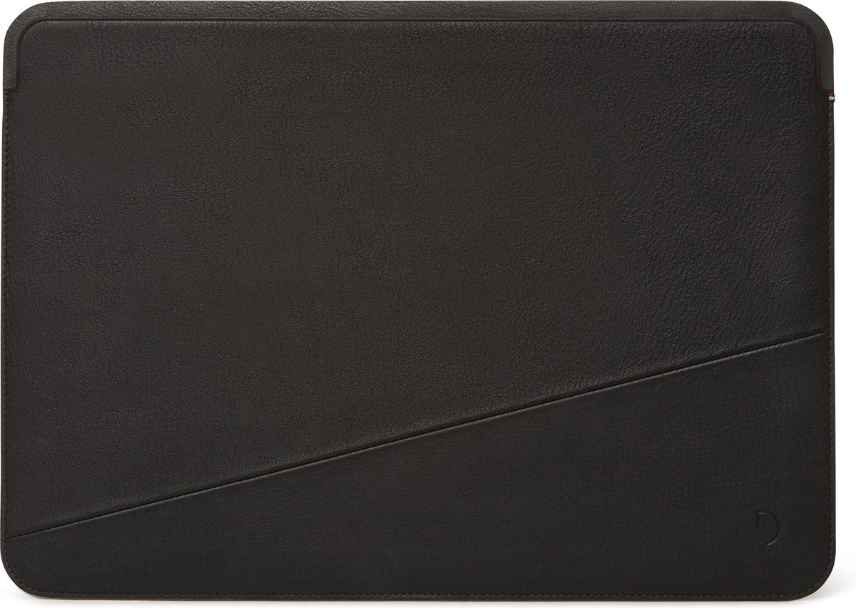 DECODED Frame Sleeve voor Macbook 13" | Full Grain Leer (Zwart)