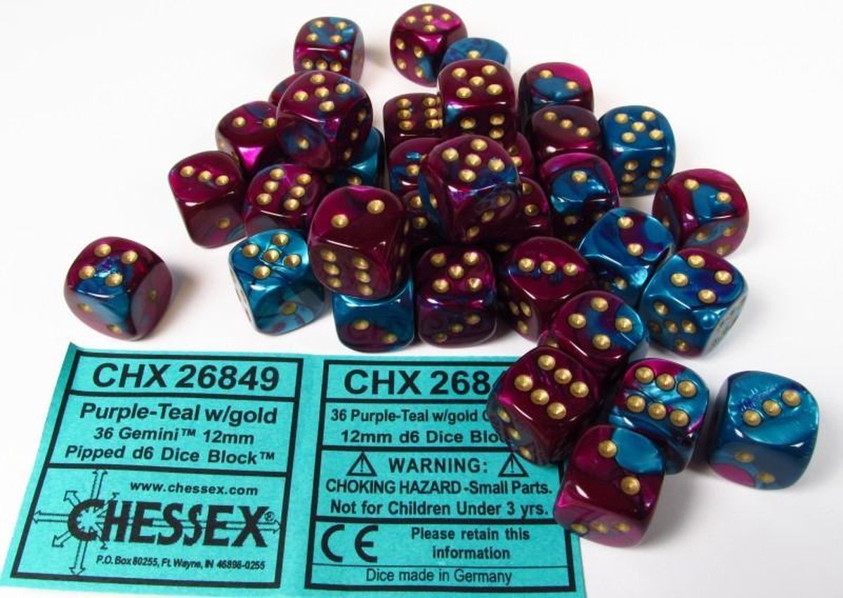 Chessex dobbelstenen set