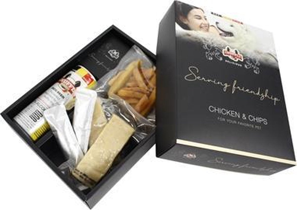 Snuffle kip en patat box - 670 gr - 1 stuks