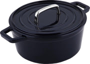 Alpen Gietijzeren Braadpot 14 cm - blauw - 079369 Carl Schmidt Sohn