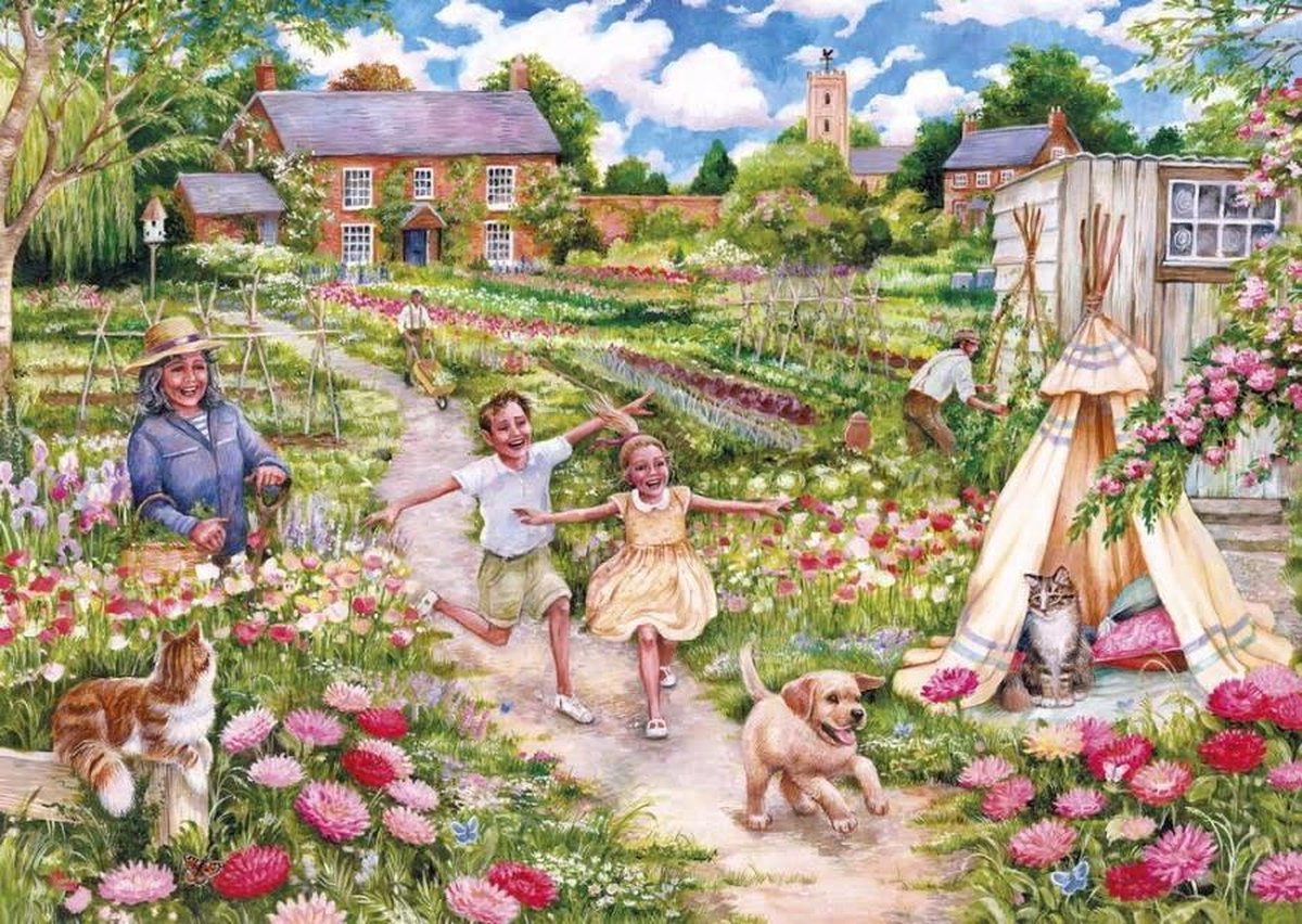Gibsons puzzel Childhood Memories - 500 stukjes