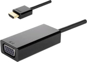 Renkforce RF-4153800 HDMI / VGA Adapter [1x HDMI-stekker - 1x VGA-bus] Zwart 0.05 m