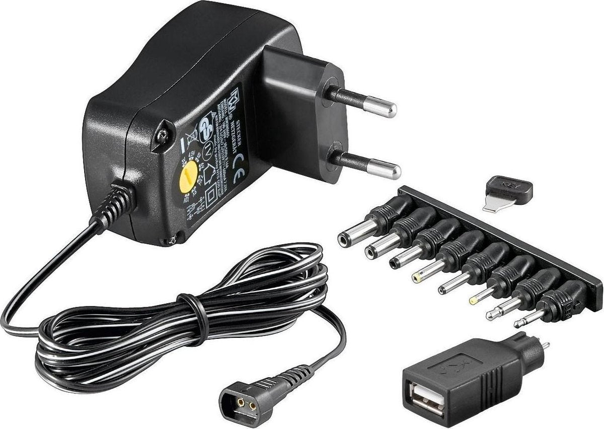 Techly IPW-NTS600G netvoeding & inverter Binnen Zwart