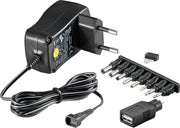 Techly IPW-NTS600G netvoeding & inverter Binnen Zwart