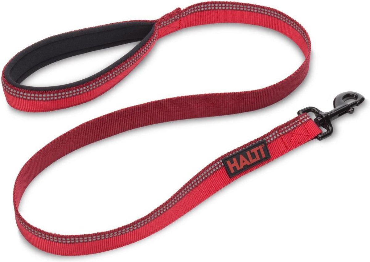 Halti lijn reflecterend rood L - 120 x 2