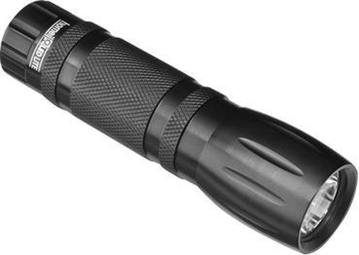 Homeij Ellice - LED Zaklamp - Aluminium - Zwart