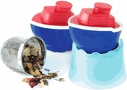 Theezeef boot met RVS filter en lekbakje - Theefilter / Thee-ei