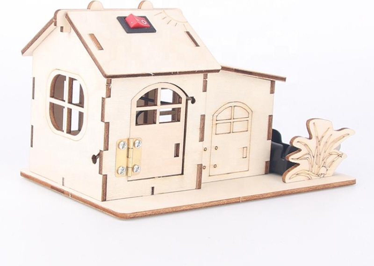 DIY Wooden House Model LEGO TECHNIC STYLE / DIY houten huismodel / Modèle de maison en bois bricolage