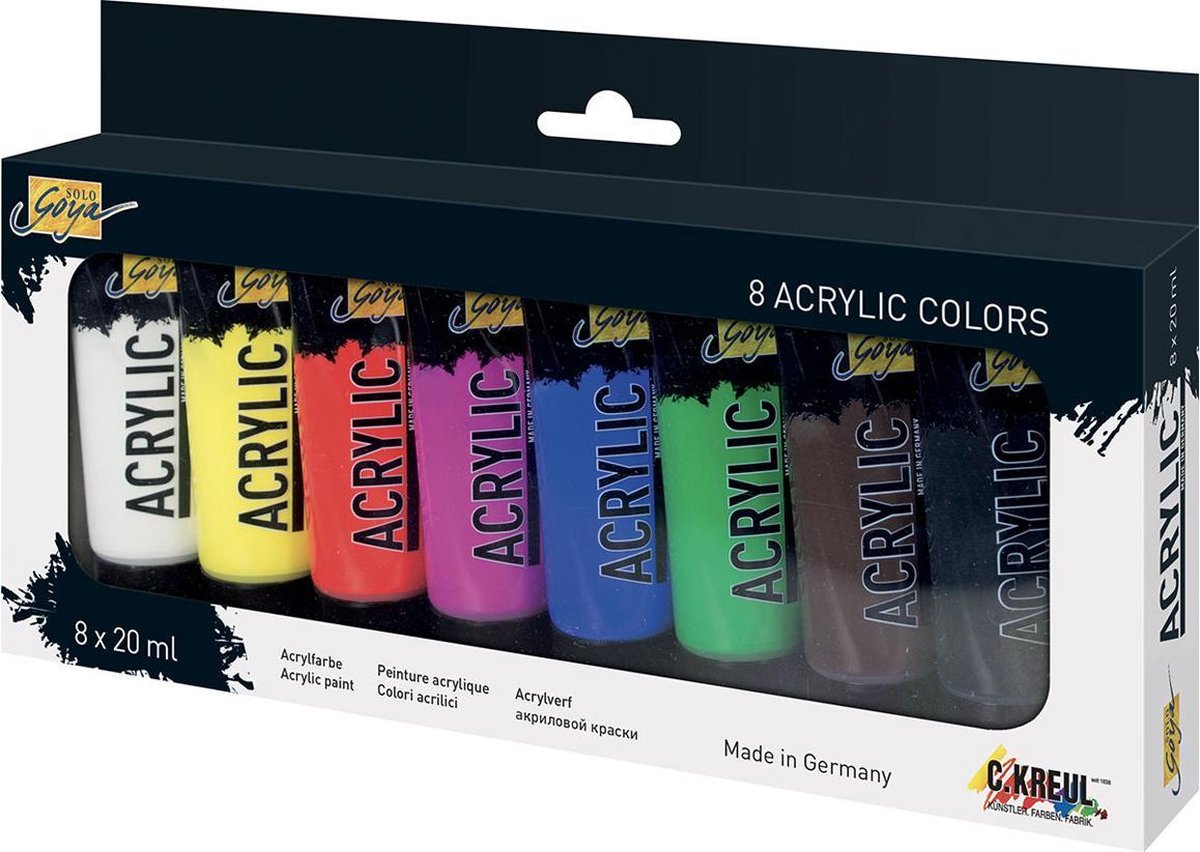 KREUL SOLO GOYA Acrylverf 20 ml 8 stuk(s)