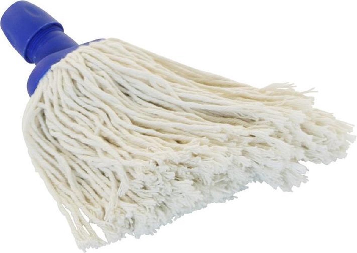 Minimop katoen / 250 gram / Blauw