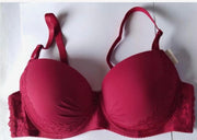 BH voorgevormd met beugel 90D bordeaux rood