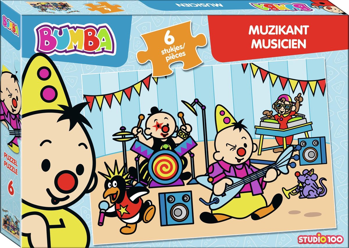 Bumba : puzzel 6 st - Muzikant