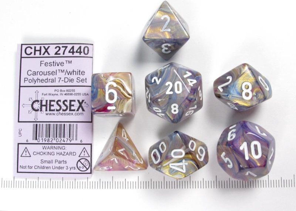 Chessex dobbelstenen set