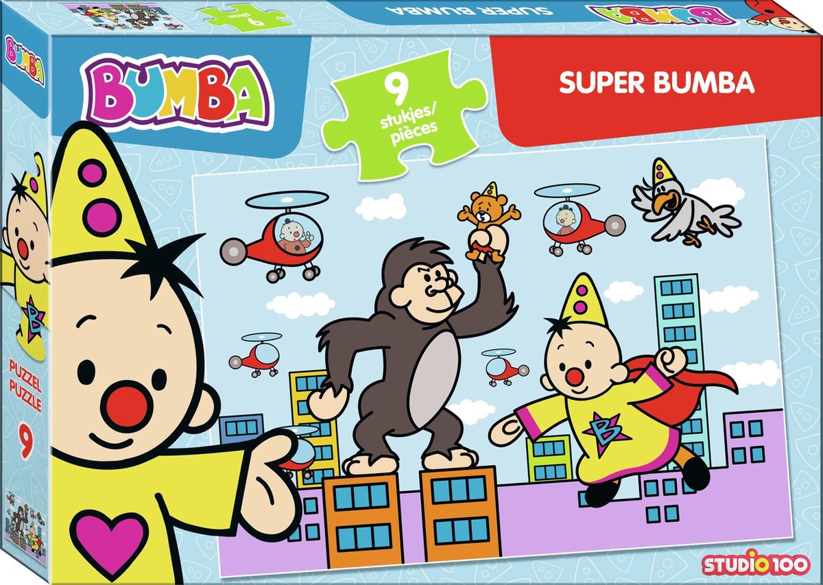 Bumba : puzzel 9 st - Super Bumba