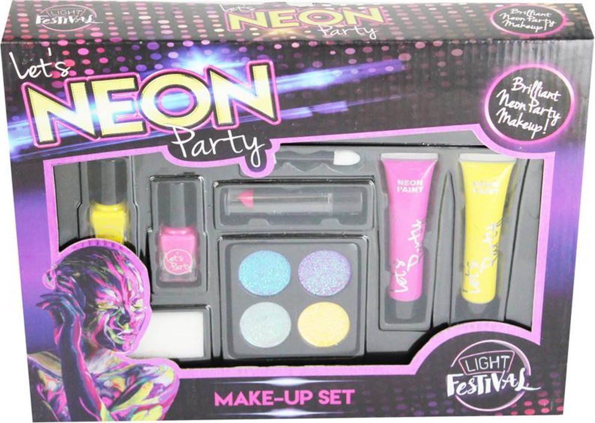 Neon Make-Upset Roze/Geel