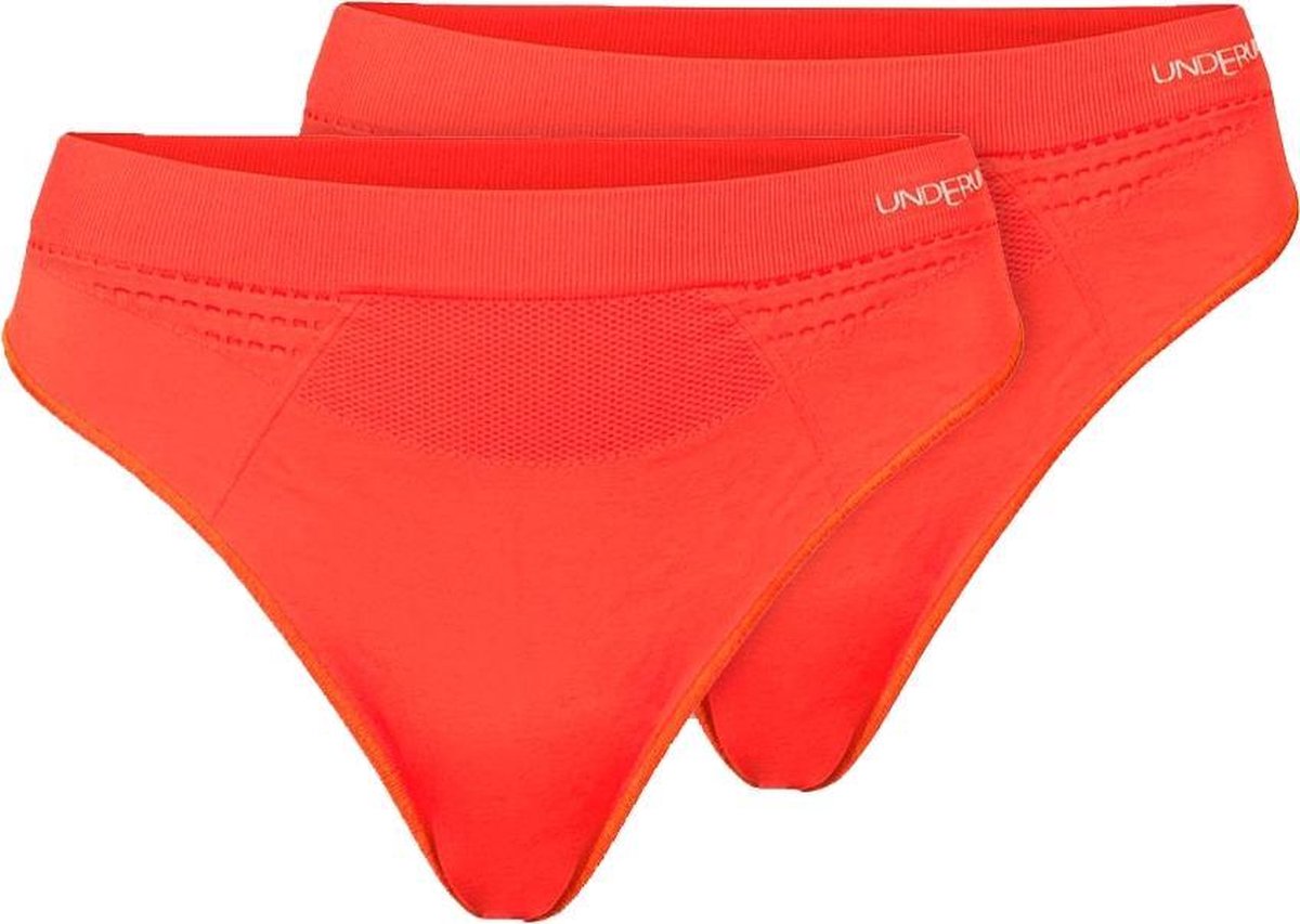 Underun Vrouwen String Duo Pack Oranje/Oranje - Hardloopondergoed - Sportondergoed - L