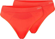 Underun Vrouwen String Duo Pack Oranje/Oranje - Hardloopondergoed - Sportondergoed - L