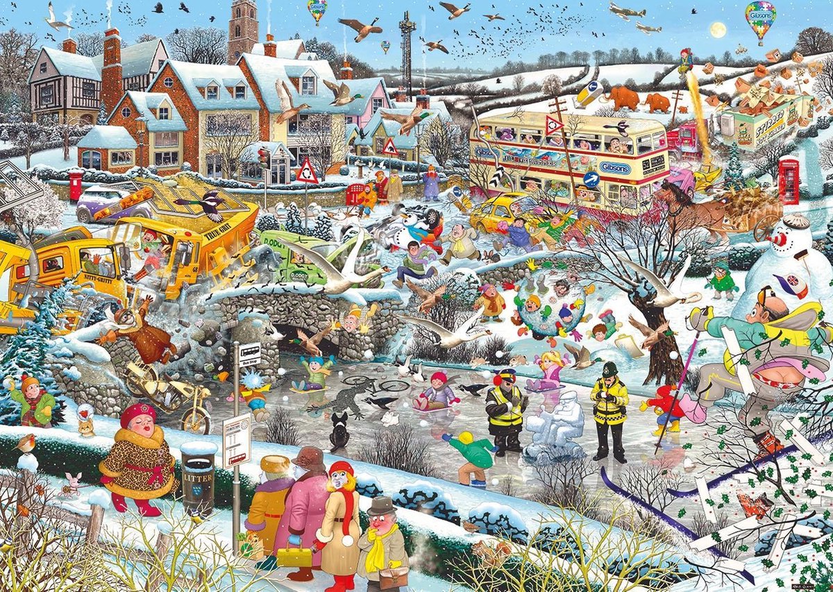 Gibsons puzzel I Love Winter - 1000 stukjes